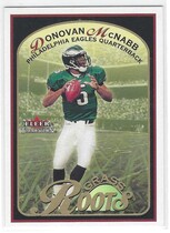 2001 Fleer Tradition Grass Roots #1GR Donovan McNabb