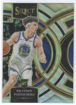 2023 Panini Select Silver Prizm #104 Brandin Podziemski
