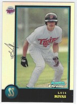 1998 Bowman Chrome Refractors #400 Luis Rivas