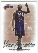 2000 Fleer Game Time Vince and the Revolution #1VR Vince Carter