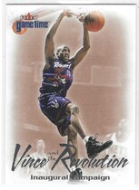 2000 Fleer Game Time Vince and the Revolution #3VR Vince Carter
