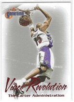 2000 Fleer Game Time Vince and the Revolution #8VR Vince Carter