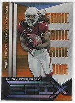 2010 Panini Epix Epix Game Orange #16 Larry Fitzgerald