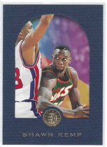 1995 SkyBox E-XL Blue Border #76 Shawn Kemp
