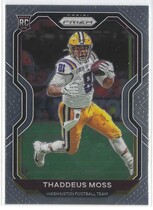 2020 Panini Prizm #386 Thaddeus Moss