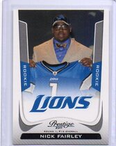 2011 Panini Prestige #269 Nick Fairley