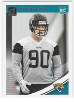 2018 Donruss Base Set #363 Taven Bryan