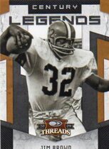 2009 Donruss Threads Century Legends #7 Jim Brown