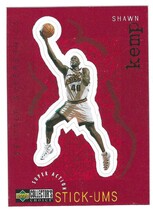 1997 Upper Deck Collectors Choice Stick'Ums #S25 Shawn Kemp