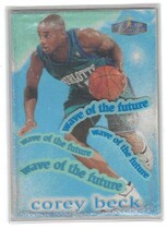 1997 Flair Showcase Wave of the Future #1WF Corey Beck