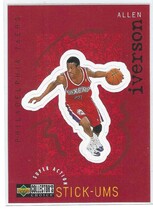 1997 Upper Deck Collectors Choice Stick'Ums #S20 Allen Iverson