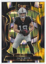 2025 Panini Select Black & Gold Shock Prizm #6 Jack Bech