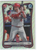 2026 Bowman Chrome Rookie Red RC Logo #36 Jimmy Crooks