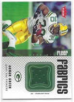 2006 Fleer Fabrics #FFAG Ahman Green