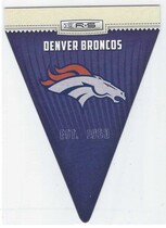 2012 Panini Rookies and Stars NFL Team Pennant #10 Denver Broncos