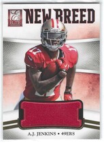 2012 Donruss Elite New Breed Jerseys #9 A.J. Jenkins