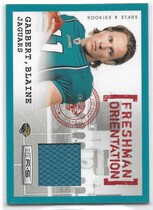 2011 Panini Rookies & Stars Freshman Orientation Jerseys #16 Blaine Gabbert