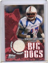 2004 Topps Draft Picks and Prospects Big Dog Relics #BD-DW Demorrio Williams