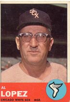 1963 Topps Base Set #458 Al Lopez