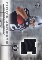 2003 Upper Deck Finite Jerseys #FJ-JF Justin Fargas