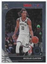 2019 Panini NBA Hoops Premium Stock #241 Nicolas Claxton