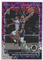 2019 Panini NBA Hoops Premium Stock Prizm Disco Purple #214 Nickeil Alexander-Walker