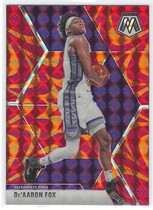 2019 Panini Mosaic Reactive Orange #10 Deaaron Fox