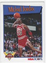 1991 NBA Hoops Slam Dunk & All-Star #4 Michael Jordan