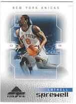 2001 Fleer Marquee #19 Latrell Sprewell