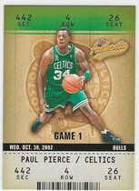 2002 Fleer Authentix #85 Paul Pierce