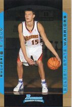 2004 Bowman Gold #147 Andris Biedrins