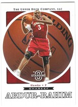 2003 Upper Deck Standing O #1 Shareef Abdur-Rahim