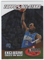 2006 Topps 2K7 Promotion #3 Dwight Howard