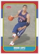 2008 Fleer 1986-87 Rookies #86R-171 Brook Lopez