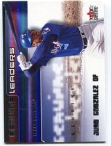 2002 Fleer Genuine Leaders #12GL Juan Gonzalez