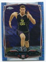 2014 Topps Chrome Blue Wave Refractor #113 Jeff Mathews