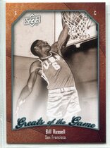 2009 Upper Deck Greats of the Game #66 Bill Russell
