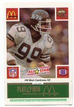 1986 McDonalds All Stars Green #99 Mark Gastineau