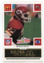 1986 McDonalds All Stars Black #20 Deron Cherry