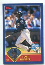 2003 Topps Opening Day Mini Stickers/Scratch Offs #29 Torii Hunter