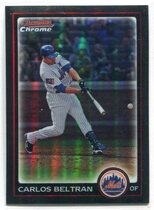 2010 Bowman Chrome Refractors #162 Carlos Beltran