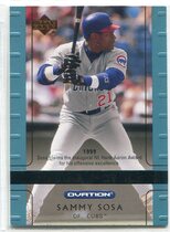 2002 Upper Deck Ovation Silver #106 Sammy Sosa