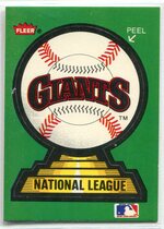 1988 Fleer Team Logo Stickers #11 Giants
