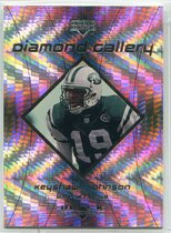 1999 Upper Deck Black Diamond Gallery #G6 Keyshawn Johnson