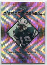 1999 Upper Deck Black Diamond Gallery #6 Keyshawn Johnson