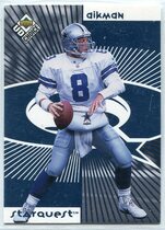 1998 Upper Deck Choice Starquest Blue 1 Star #8 Troy Aikman