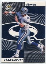 1998 Upper Deck Choice Starquest/Rookquest Blue 1 Star #SR11 Troy Aikman|Shaun Williams