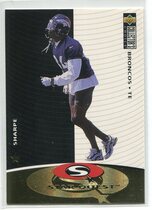 1997 Upper Deck Collectors Choice Star Quest #SQ9 Shannon Sharpe