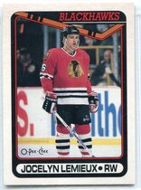 1990 O-Pee-Chee OPC Base Set #237 Jocelyn Lemieux