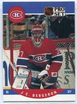 1990 Pro Set Base Set #614 J.C. Bergeron